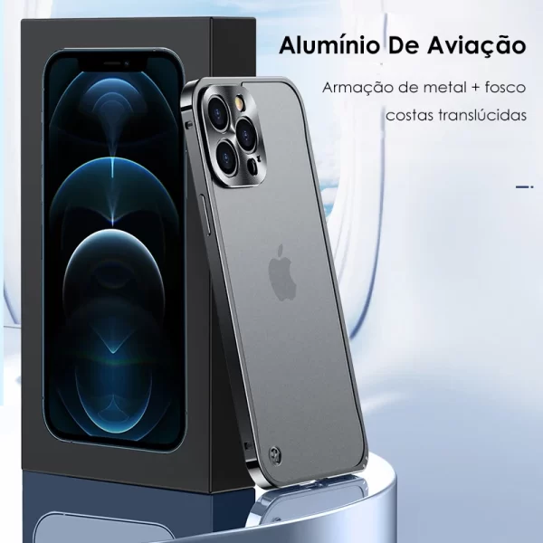 Case iPhone Metal Protect - Feita de Alumínio Aeronáutico - Image 6